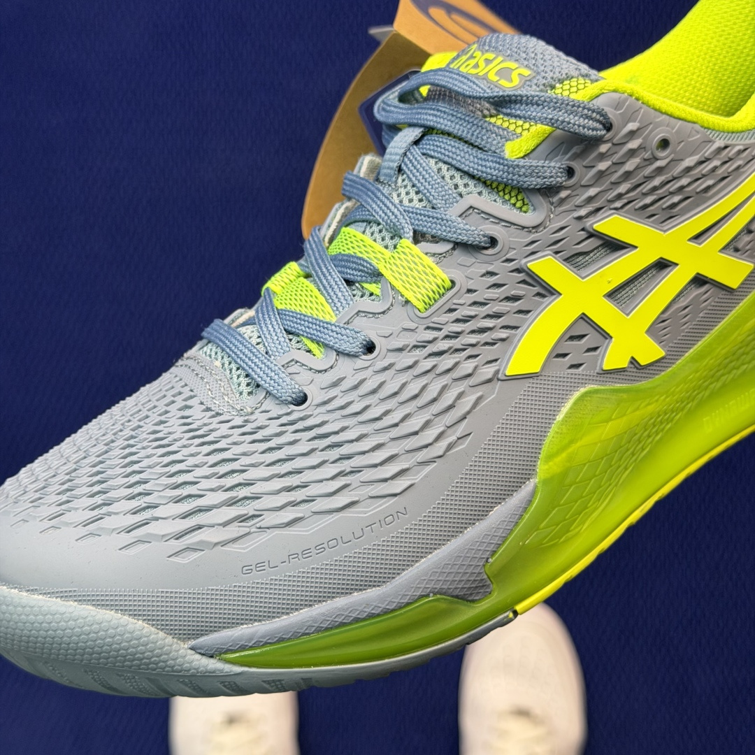 亚瑟士ASICS 9代网球鞋，共22色‼️GEL-RESOLUTION 9 第3色:蓝绿外贸爆款，现货补
