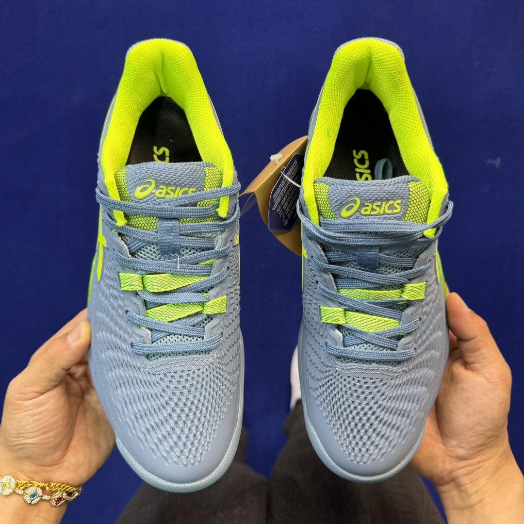 亚瑟士ASICS 9代网球鞋，共22色‼️GEL-RESOLUTION 9 第3色:蓝绿外贸爆款，现货补