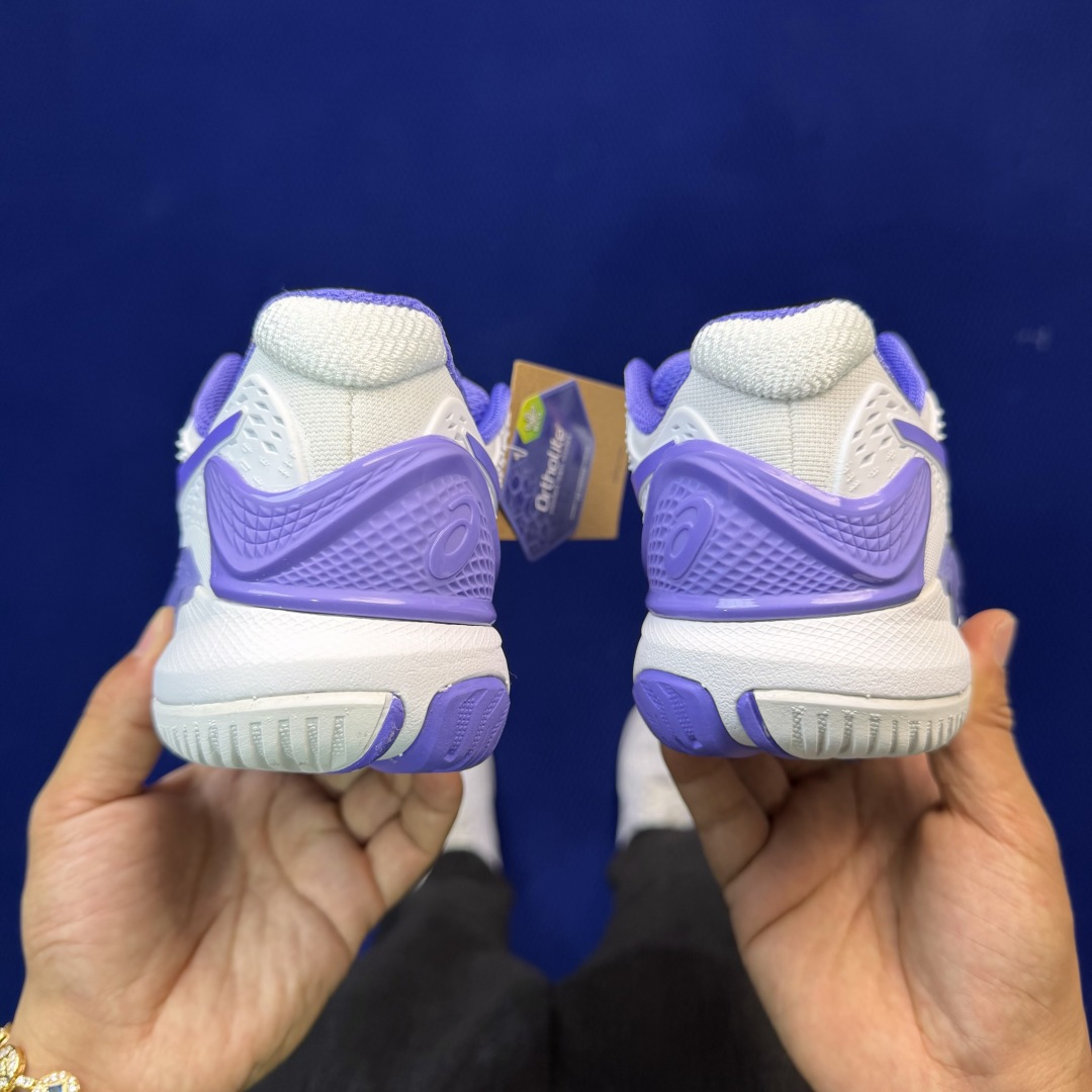 亚瑟士ASICS 9代网球鞋，共22色‼️GEL-RESOLUTION 9 第4色:白紫外贸爆款，现货补