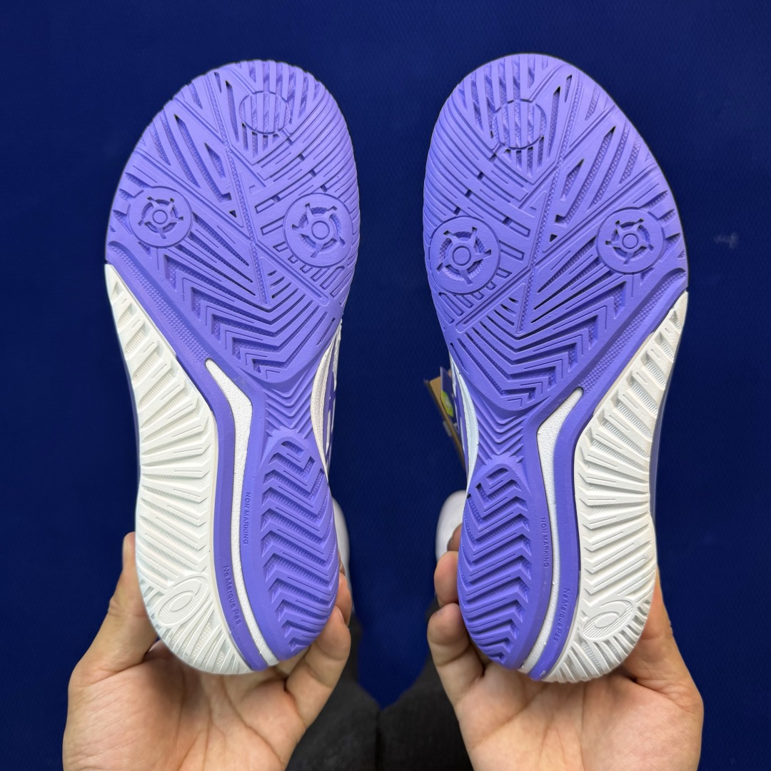 亚瑟士ASICS 9代网球鞋，共22色‼️GEL-RESOLUTION 9 第4色:白紫外贸爆款，现货补