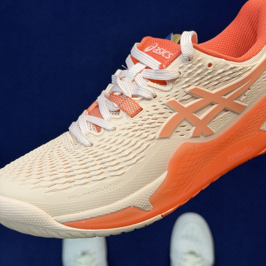 亚瑟士ASICS 9代网球鞋，共22色‼️GEL-RESOLUTION 9 第5色:粉橙外贸爆款，现货补