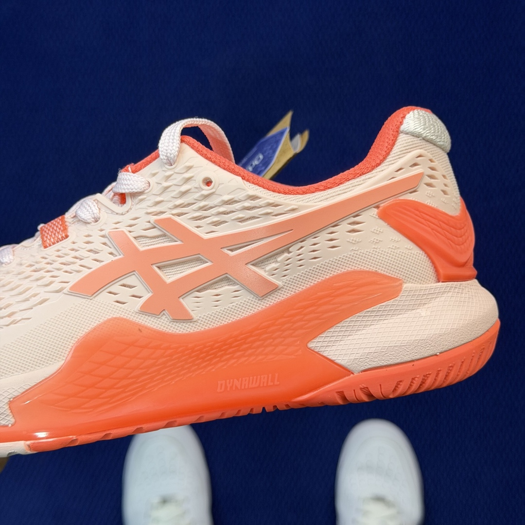 亚瑟士ASICS 9代网球鞋，共22色‼️GEL-RESOLUTION 9 第5色:粉橙外贸爆款，现货补