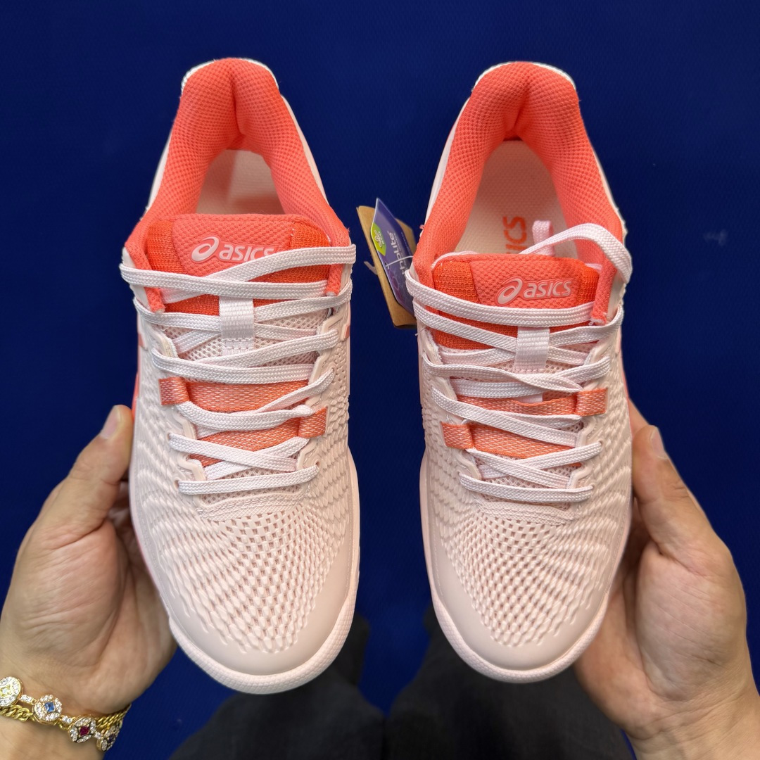 亚瑟士ASICS 9代网球鞋，共22色‼️GEL-RESOLUTION 9 第5色:粉橙外贸爆款，现货补