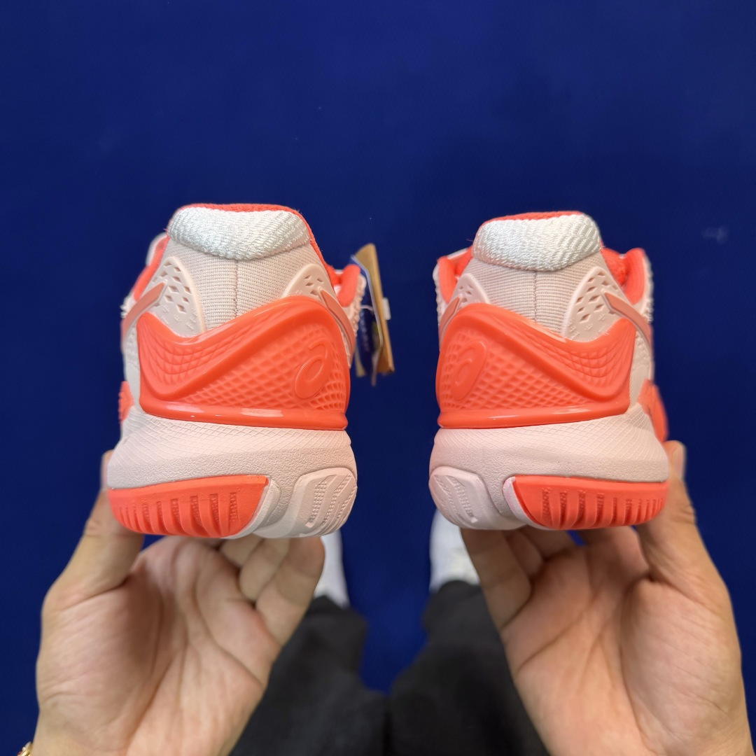 亚瑟士ASICS 9代网球鞋，共22色‼️GEL-RESOLUTION 9 第5色:粉橙外贸爆款，现货补
