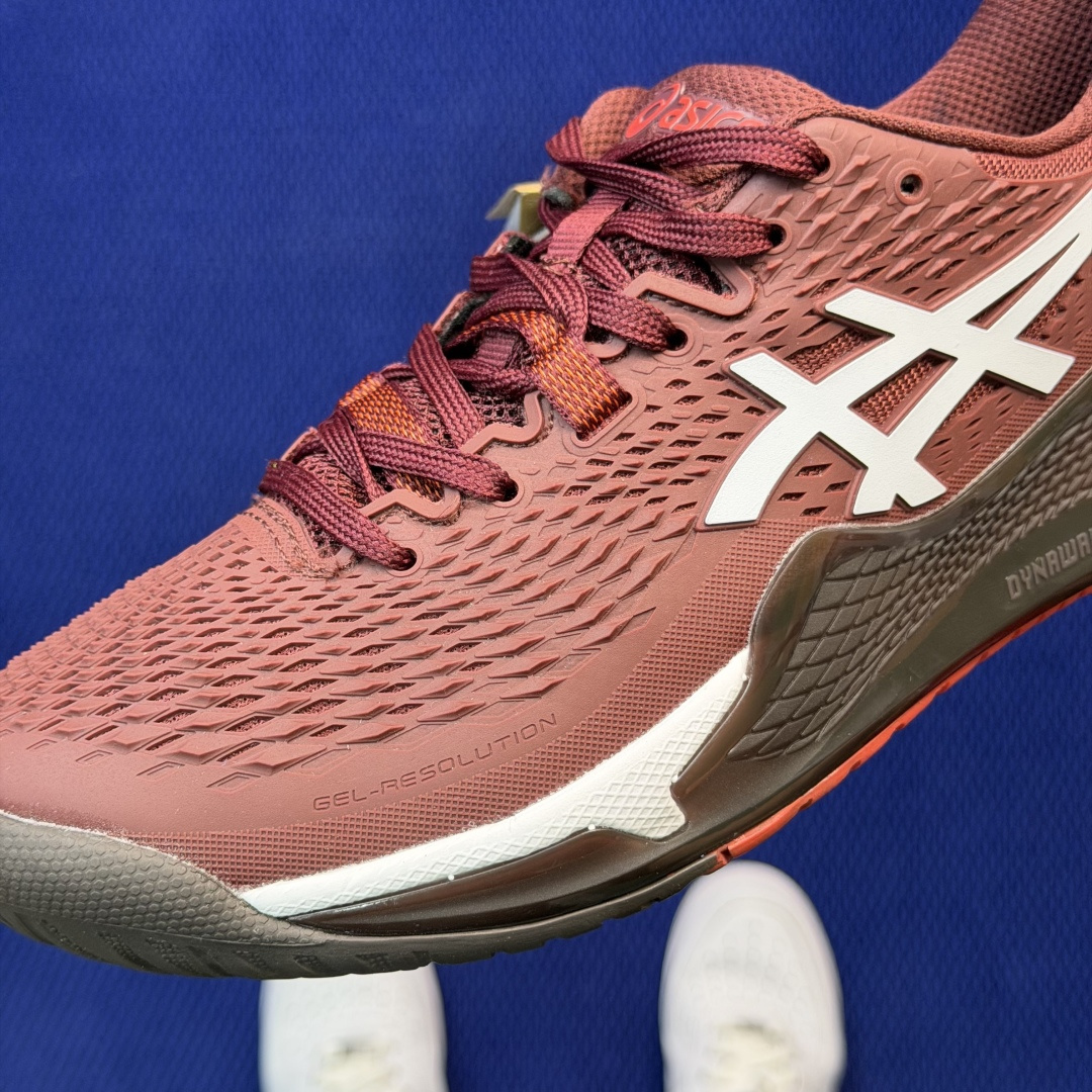 亚瑟士ASICS 9代网球鞋，共22色‼️GEL-RESOLUTION 9 第1色:暗红外贸爆款，现货补