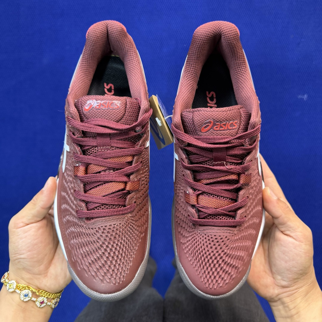 亚瑟士ASICS 9代网球鞋，共22色‼️GEL-RESOLUTION 9 第1色:暗红外贸爆款，现货补
