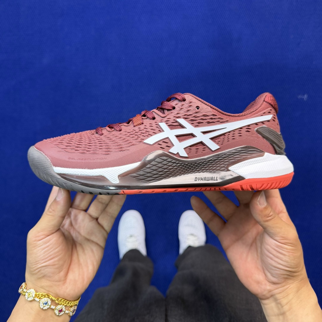 亚瑟士ASICS 9代网球鞋，共22色‼️GEL-RESOLUTION 9 第1色:暗红外贸爆款，现货补