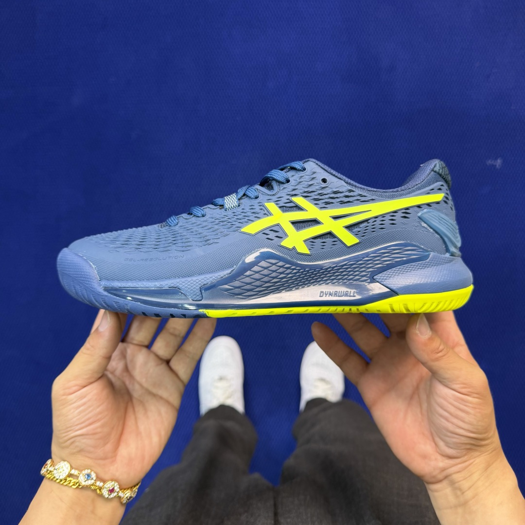 亚瑟士ASICS 9代网球鞋，共22色‼️GEL-RESOLUTION 9 第8色:蓝黄外贸爆款，现货补