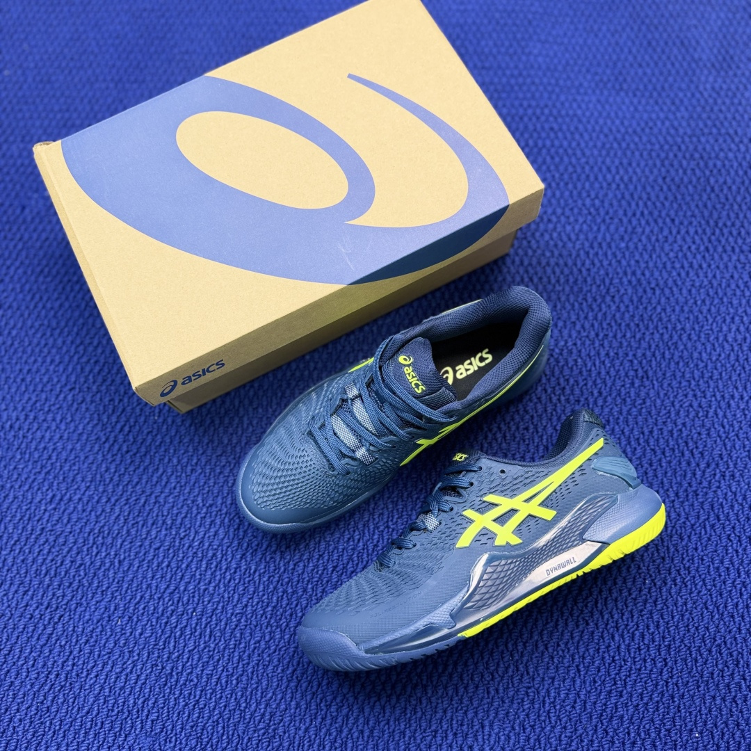 亚瑟士ASICS 9代网球鞋，共22色‼️GEL-RESOLUTION 9 第8色:蓝黄外贸爆款，现货补