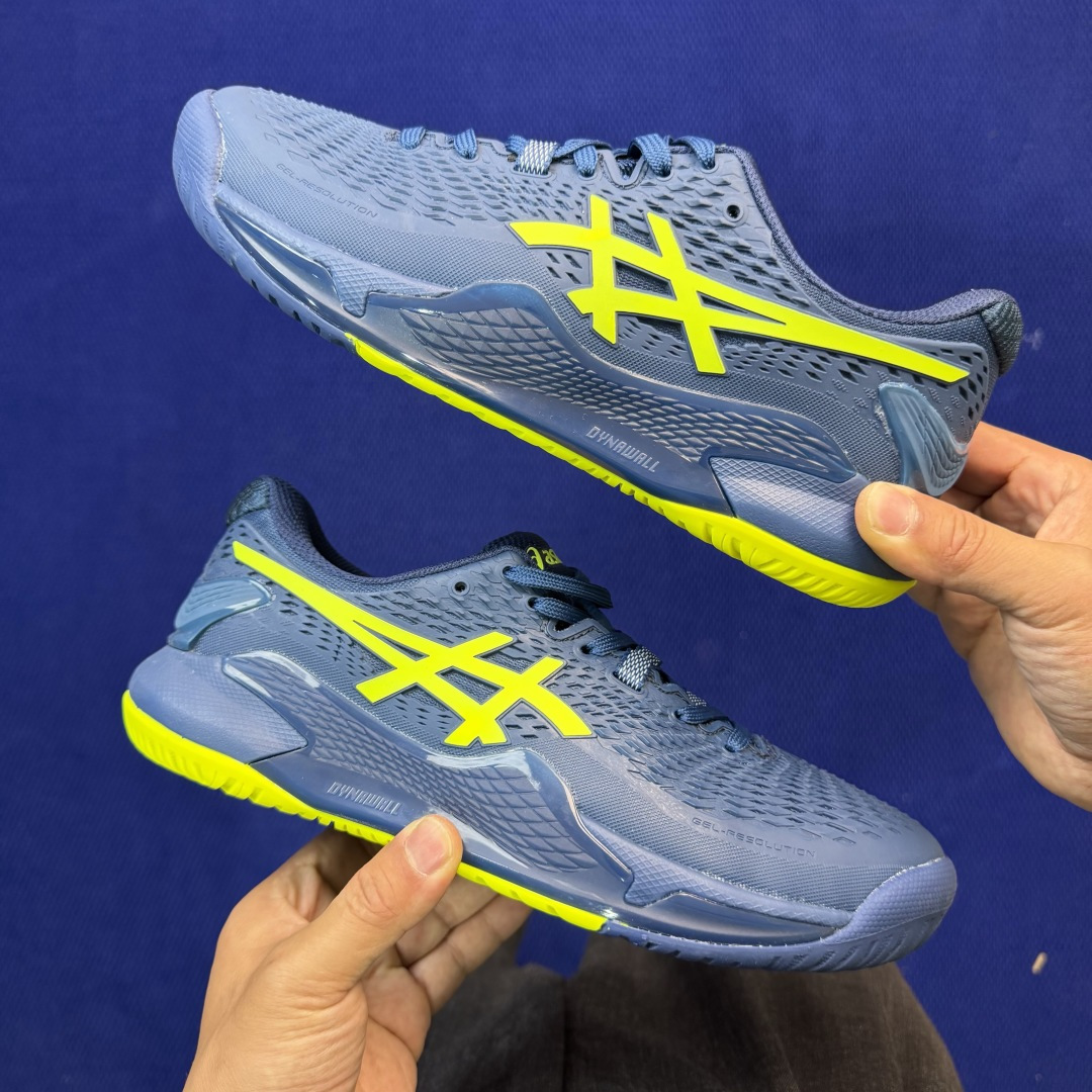 亚瑟士ASICS 9代网球鞋，共22色‼️GEL-RESOLUTION 9 第8色:蓝黄外贸爆款，现货补