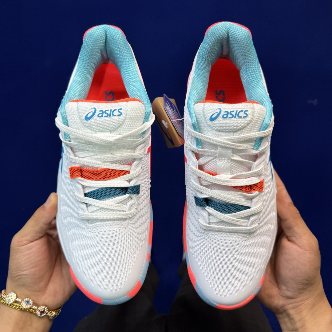 亚瑟士ASICS 9代网球鞋，共22色‼️GEL-RESOLUTION 9 第9色:白蓝外贸爆款，现货补