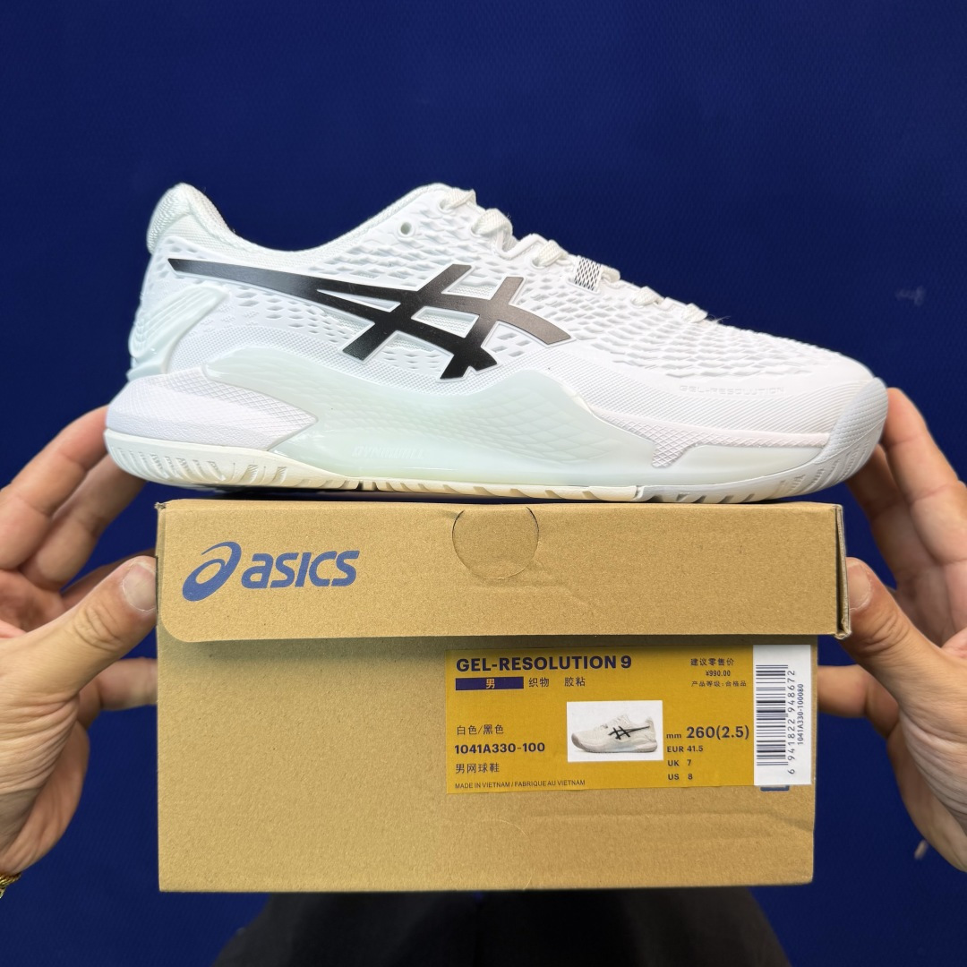 亚瑟士ASICS 9代网球鞋，共22色‼️GEL-RESOLUTION 9 第10色:白黑外贸爆款，现货