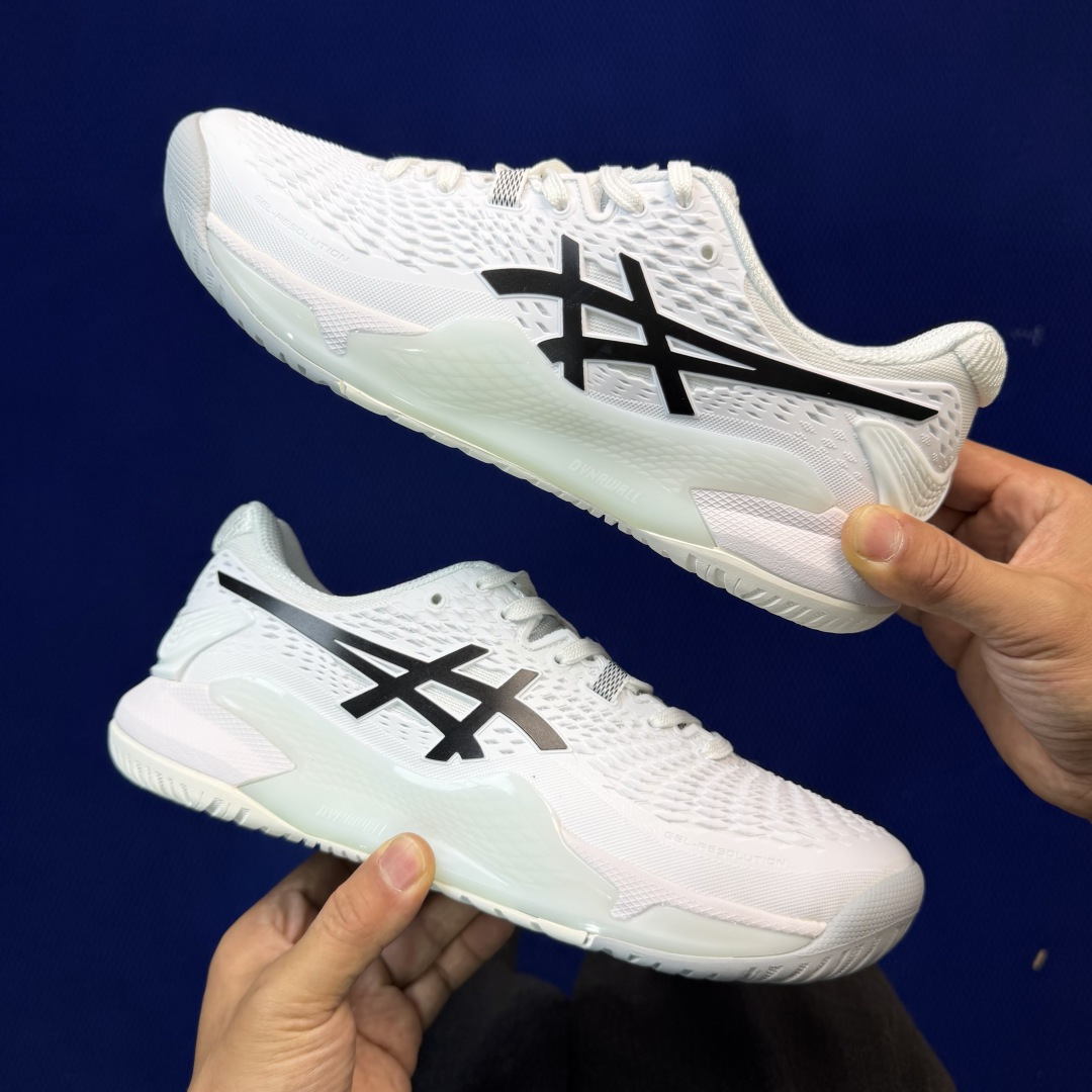亚瑟士ASICS 9代网球鞋，共22色‼️GEL-RESOLUTION 9 第10色:白黑外贸爆款，现货