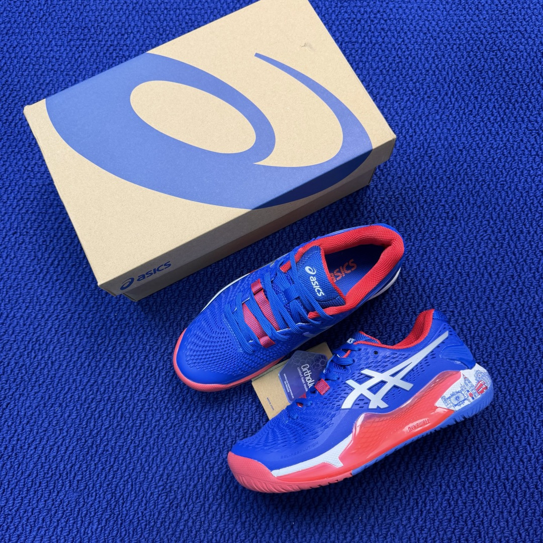 亚瑟士ASICS 9代网球鞋，共22色‼️GEL-RESOLUTION 9 第11色:蓝红外贸爆款，现货