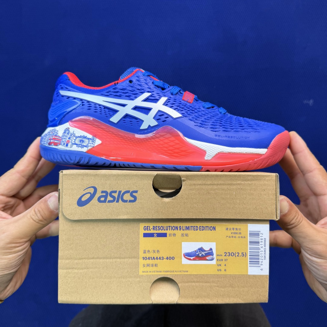 亚瑟士ASICS 9代网球鞋，共22色‼️GEL-RESOLUTION 9 第11色:蓝红外贸爆款，现货
