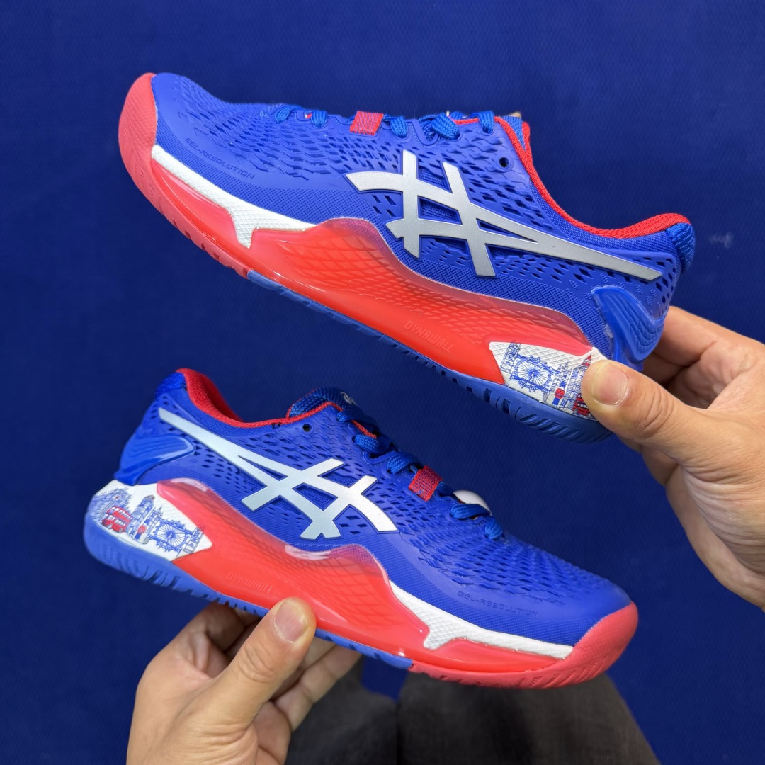 亚瑟士ASICS 9代网球鞋，共22色‼️GEL-RESOLUTION 9 第11色:蓝红外贸爆款，现货
