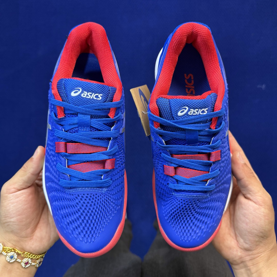 亚瑟士ASICS 9代网球鞋，共22色‼️GEL-RESOLUTION 9 第11色:蓝红外贸爆款，现货