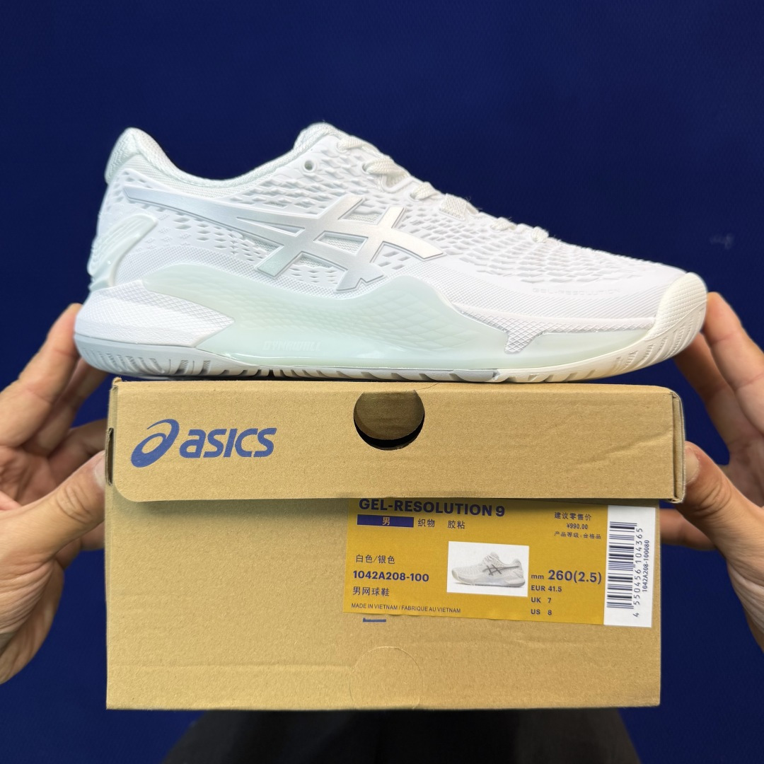 亚瑟士ASICS 9代网球鞋，共22色‼️GEL-RESOLUTION 9 第12色:白银外贸爆款，现货