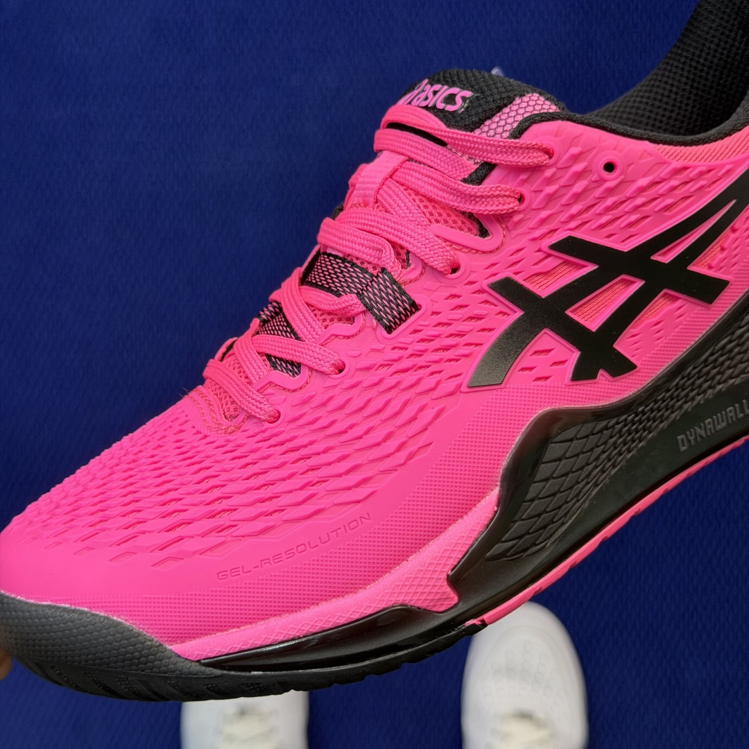 亚瑟士ASICS 9代网球鞋，共22色‼️GEL-RESOLUTION 9 第13色:粉黑外贸爆款，现货