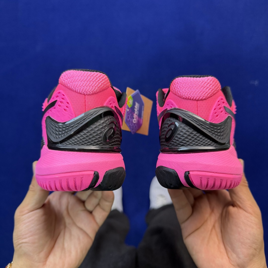 亚瑟士ASICS 9代网球鞋，共22色‼️GEL-RESOLUTION 9 第13色:粉黑外贸爆款，现货