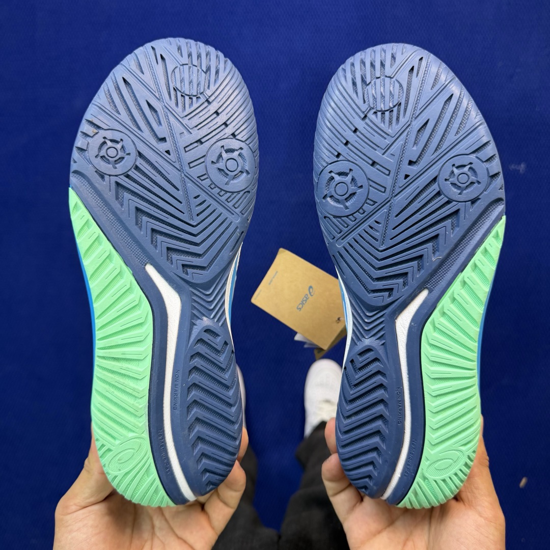 亚瑟士ASICS 9代网球鞋，共22色‼️GEL-RESOLUTION 9 第14色:白水晶蓝外贸爆款，