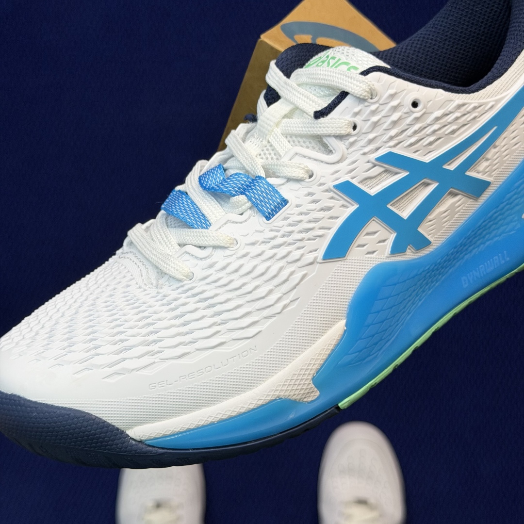 亚瑟士ASICS 9代网球鞋，共22色‼️GEL-RESOLUTION 9 第14色:白水晶蓝外贸爆款，