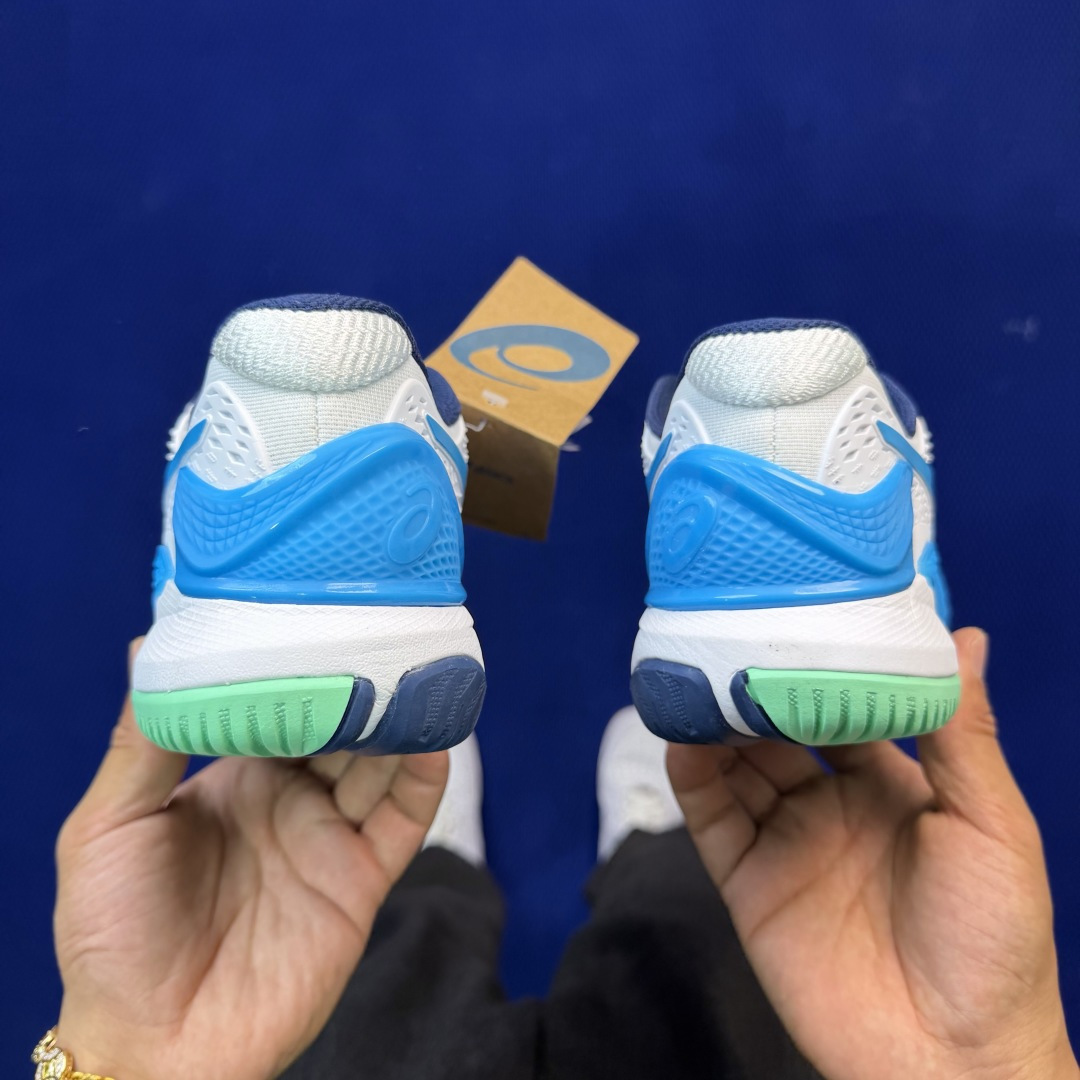 亚瑟士ASICS 9代网球鞋，共22色‼️GEL-RESOLUTION 9 第14色:白水晶蓝外贸爆款，