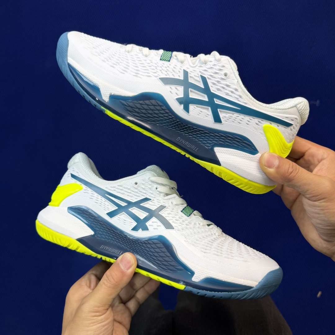 亚瑟士ASICS 9代网球鞋，共22色‼️GEL-RESOLUTION 9 第15色:白蓝外贸爆款，现货