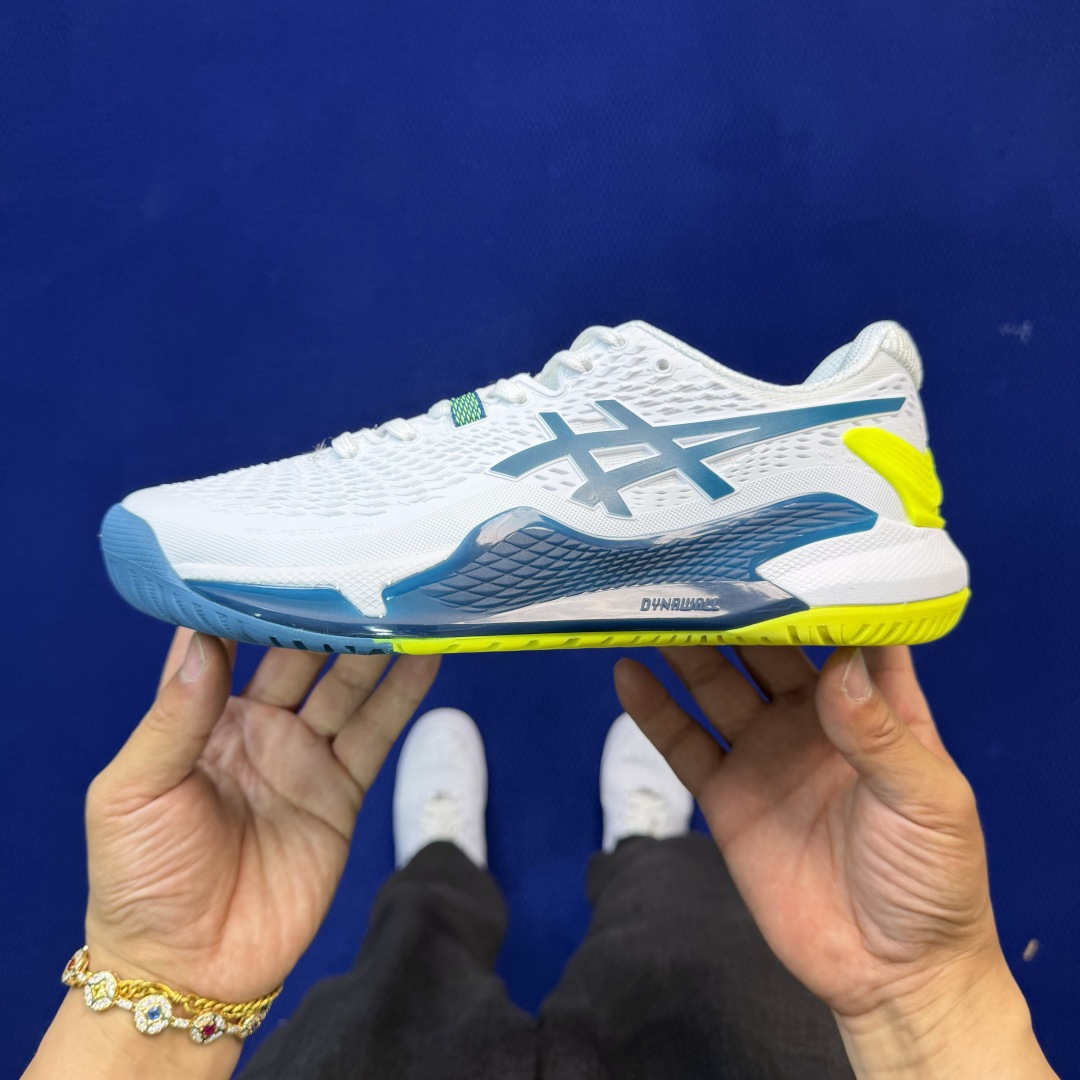 亚瑟士ASICS 9代网球鞋，共22色‼️GEL-RESOLUTION 9 第15色:白蓝外贸爆款，现货