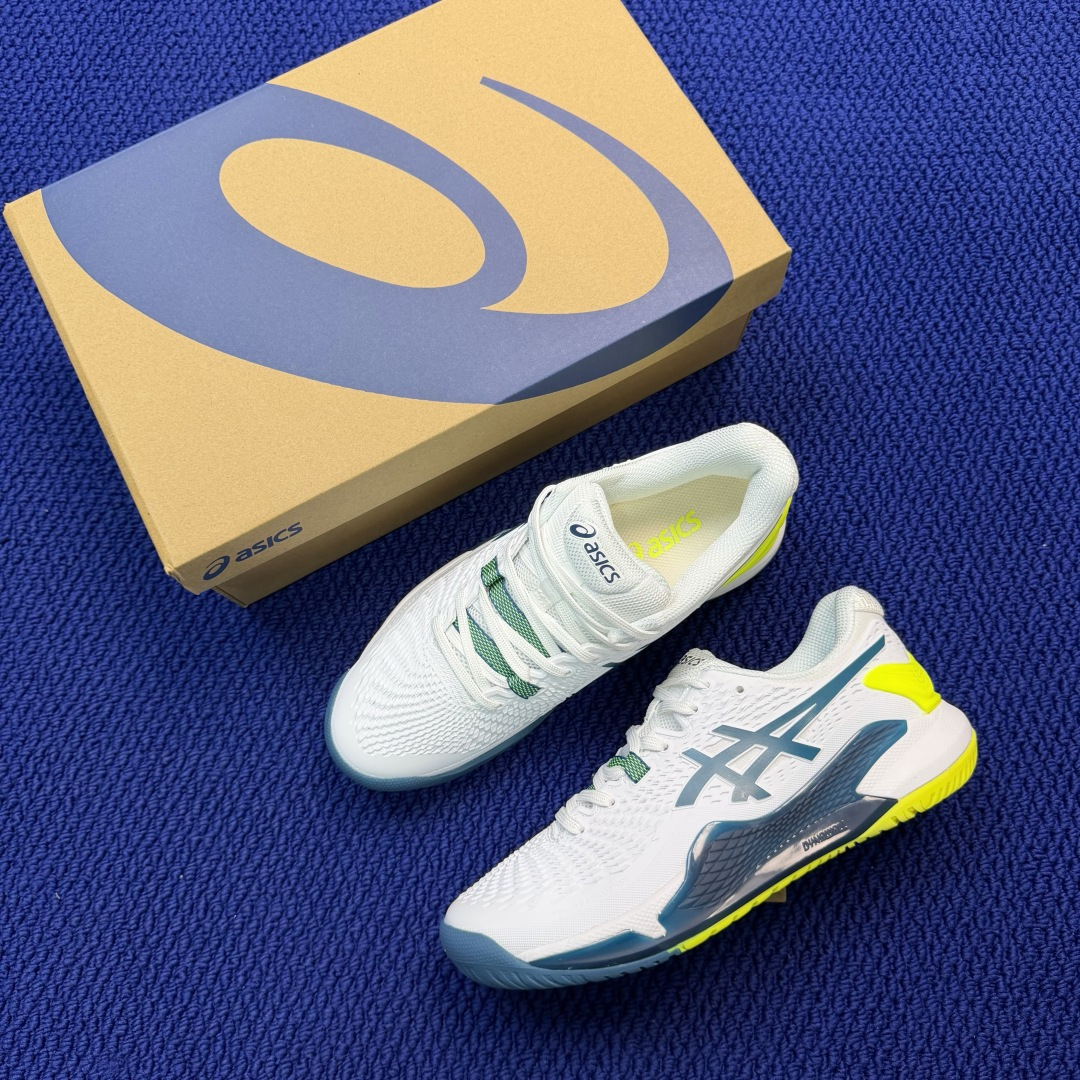 亚瑟士ASICS 9代网球鞋，共22色‼️GEL-RESOLUTION 9 第15色:白蓝外贸爆款，现货