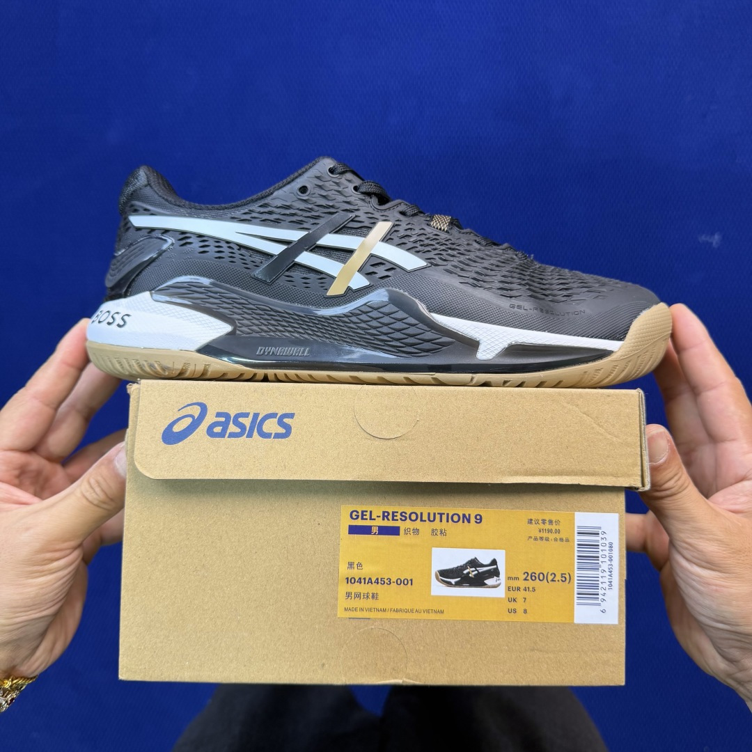 亚瑟士ASICS 9代网球鞋，共22色‼️GEL-RESOLUTION 9 第16色:黑白外贸爆款，现货