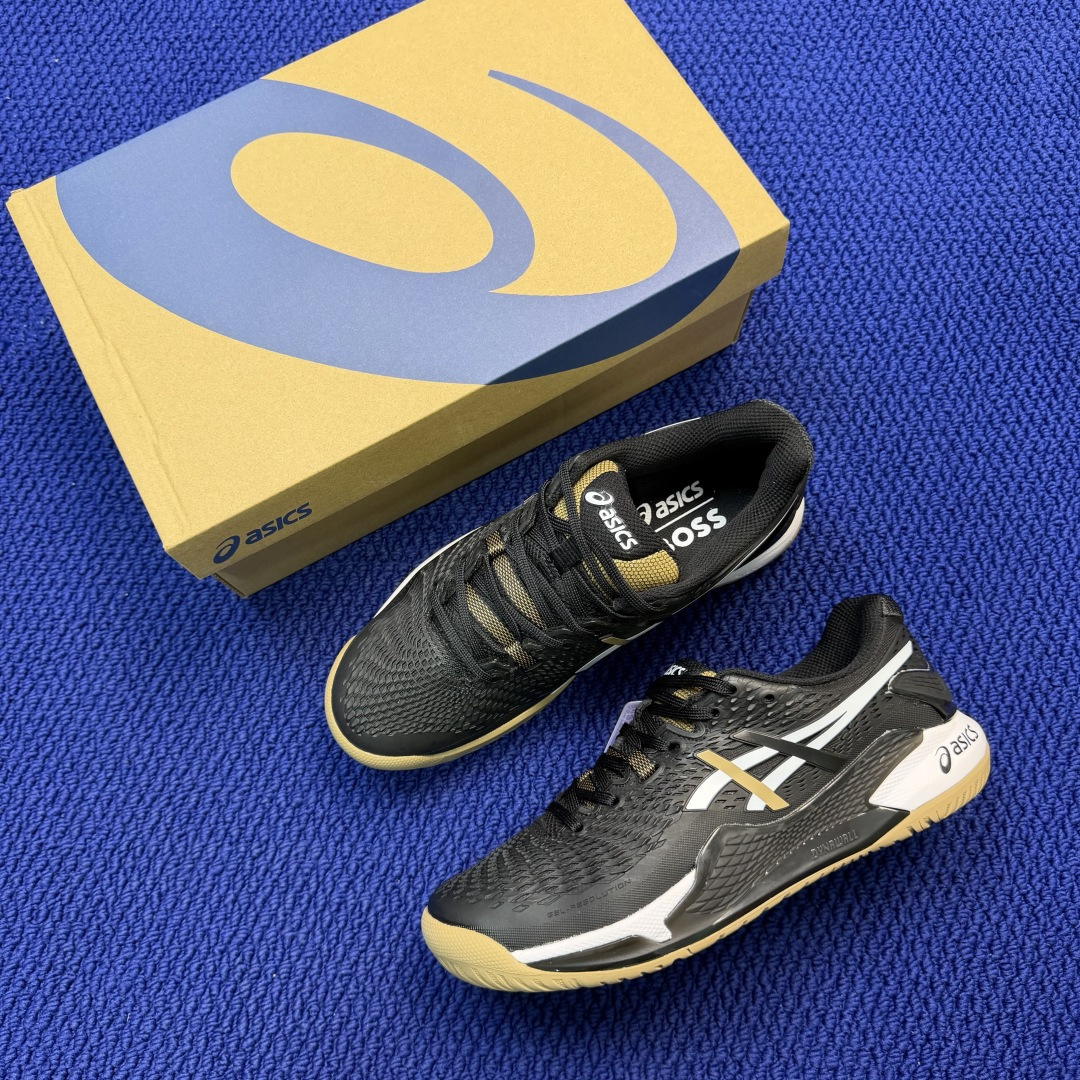 亚瑟士ASICS 9代网球鞋，共22色‼️GEL-RESOLUTION 9 第16色:黑白外贸爆款，现货
