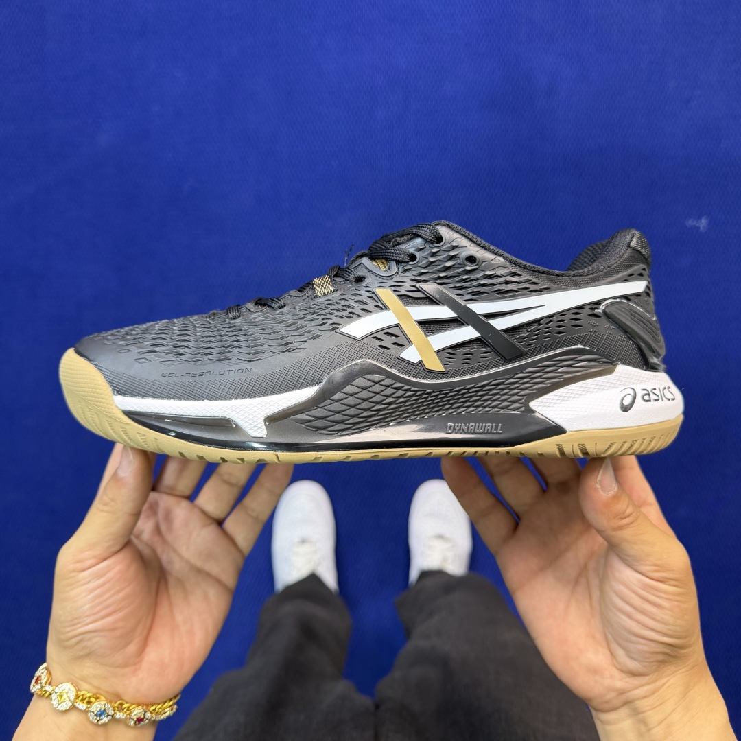 亚瑟士ASICS 9代网球鞋，共22色‼️GEL-RESOLUTION 9 第16色:黑白外贸爆款，现货