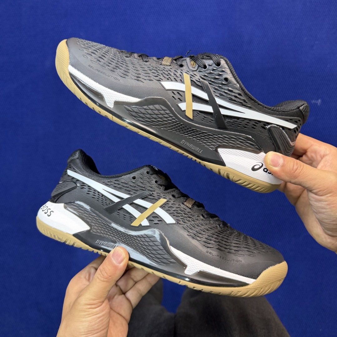 亚瑟士ASICS 9代网球鞋，共22色‼️GEL-RESOLUTION 9 第16色:黑白外贸爆款，现货
