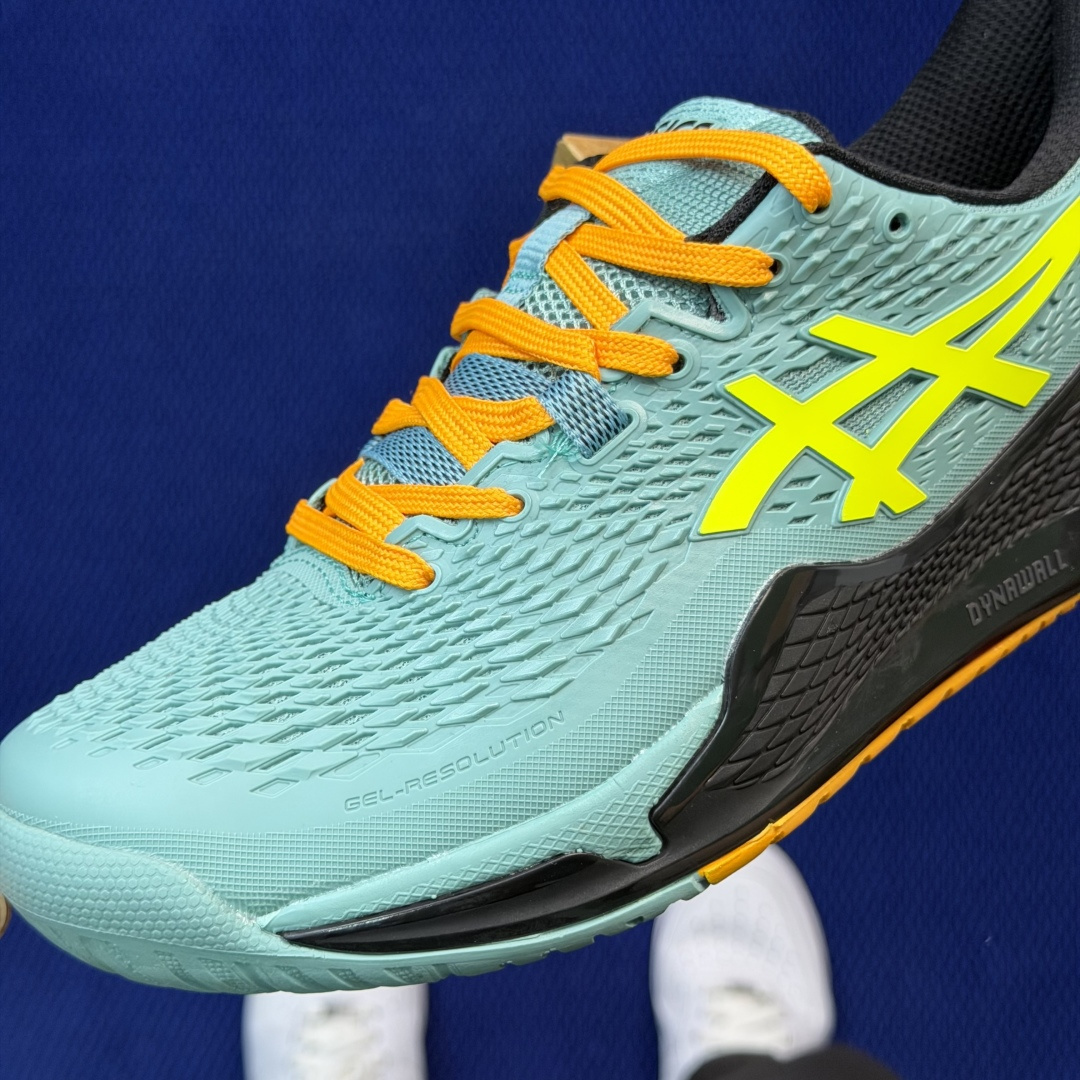 亚瑟士ASICS 9代网球鞋，共22色‼️GEL-RESOLUTION 9 第17色:淡绿外贸爆款，现货