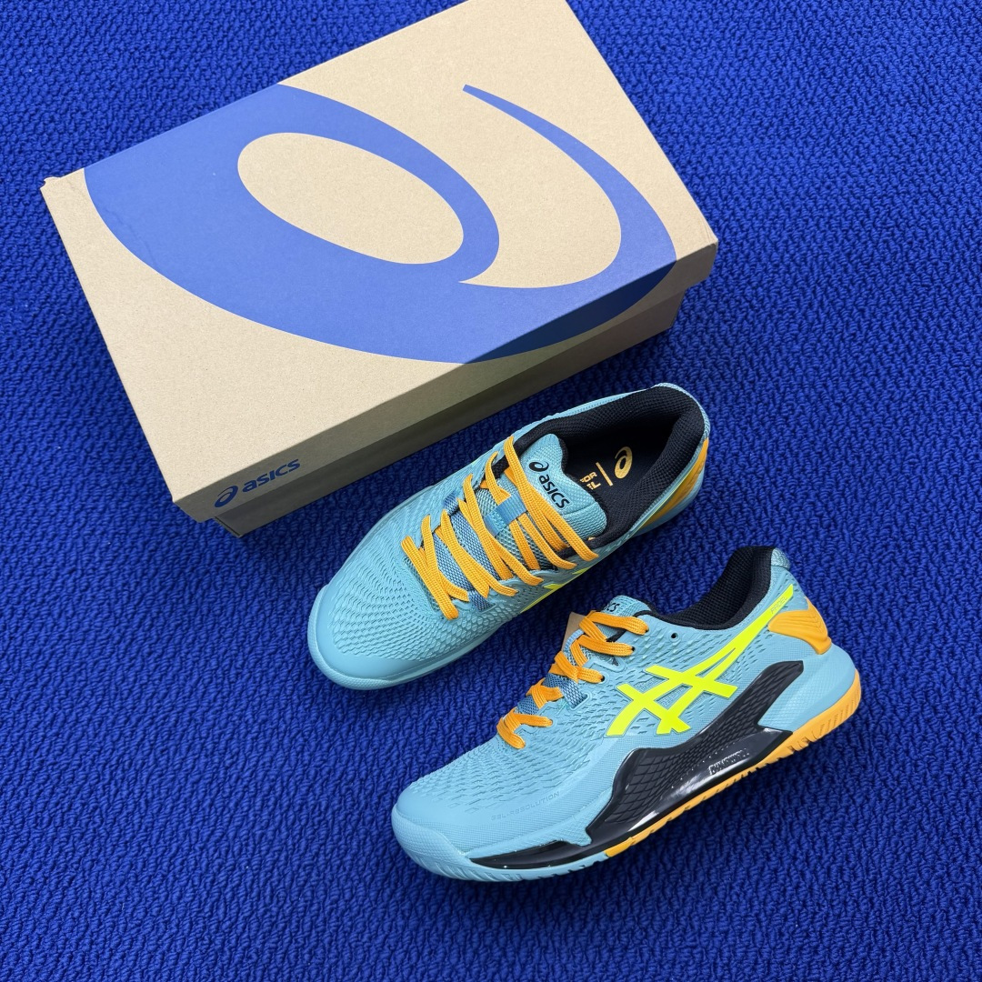 亚瑟士ASICS 9代网球鞋，共22色‼️GEL-RESOLUTION 9 第17色:淡绿外贸爆款，现货