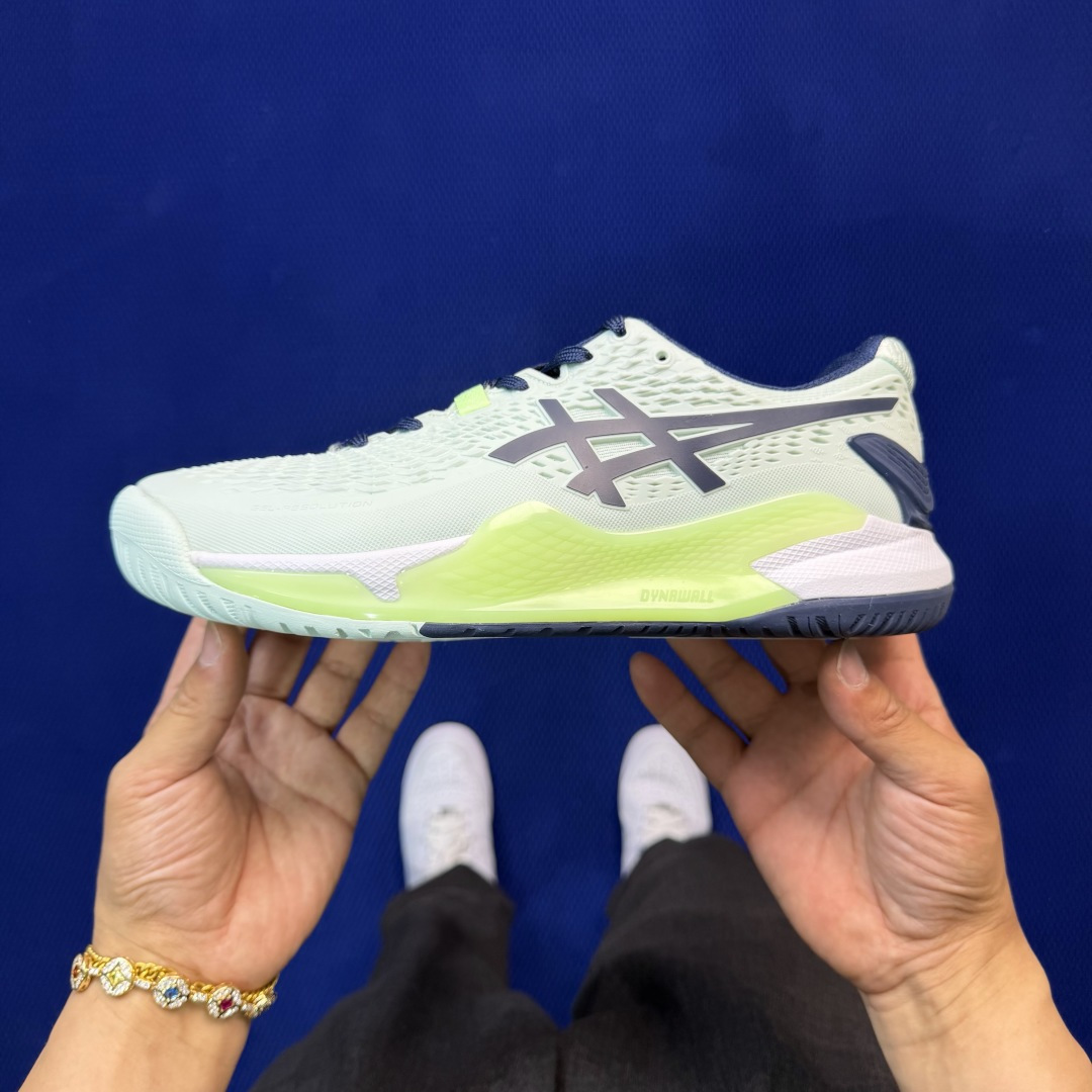 亚瑟士ASICS 9代网球鞋，共22色‼️GEL-RESOLUTION 9 第18色:米黄蓝外贸爆款，现