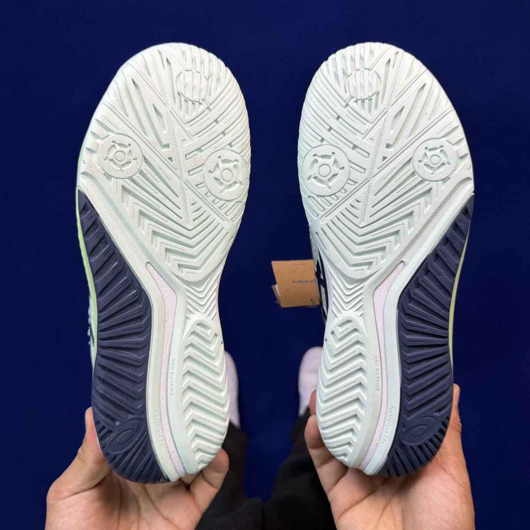 亚瑟士ASICS 9代网球鞋，共22色‼️GEL-RESOLUTION 9 第18色:米黄蓝外贸爆款，现