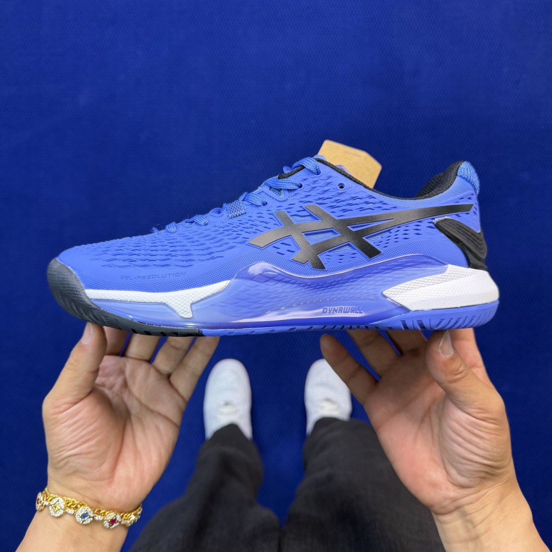 亚瑟士ASICS 9代网球鞋，共22色‼️GEL-RESOLUTION 9 第19色:蓝黑外贸爆款，现货