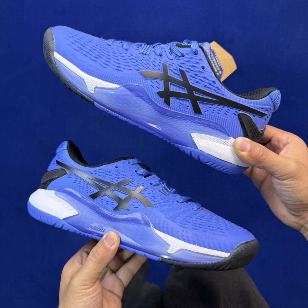 亚瑟士ASICS 9代网球鞋，共22色‼️GEL-RESOLUTION 9 第19色:蓝黑外贸爆款，现货