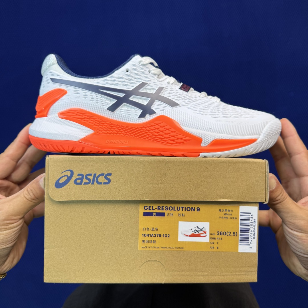 亚瑟士ASICS 9代网球鞋，共22色‼️GEL-RESOLUTION 9 第20色:白红外贸爆款，现货
