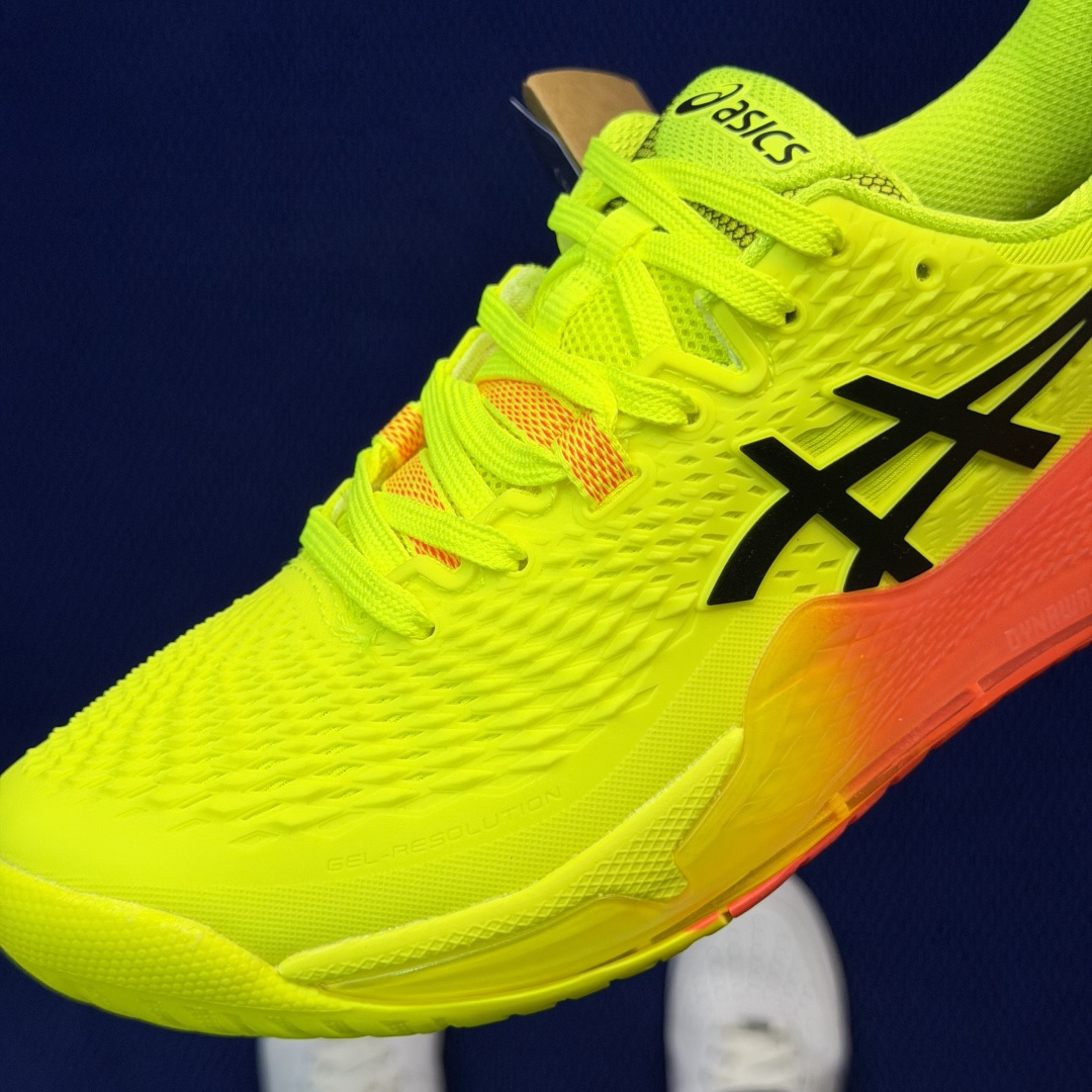 亚瑟士ASICS 9代网球鞋，共22色‼️GEL-RESOLUTION 9 第21色:黄黑外贸爆款，现货
