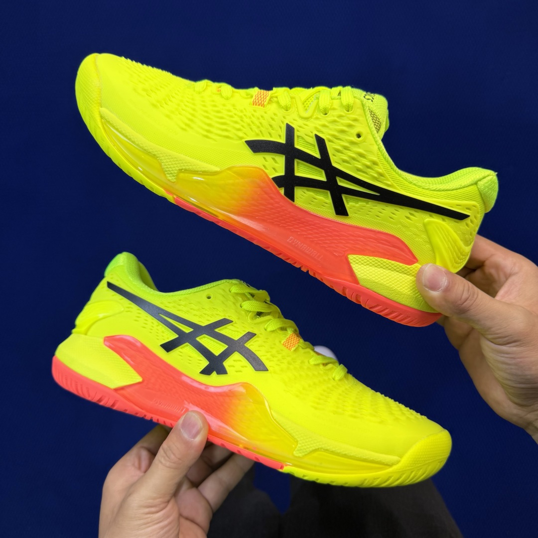 亚瑟士ASICS 9代网球鞋，共22色‼️GEL-RESOLUTION 9 第21色:黄黑外贸爆款，现货