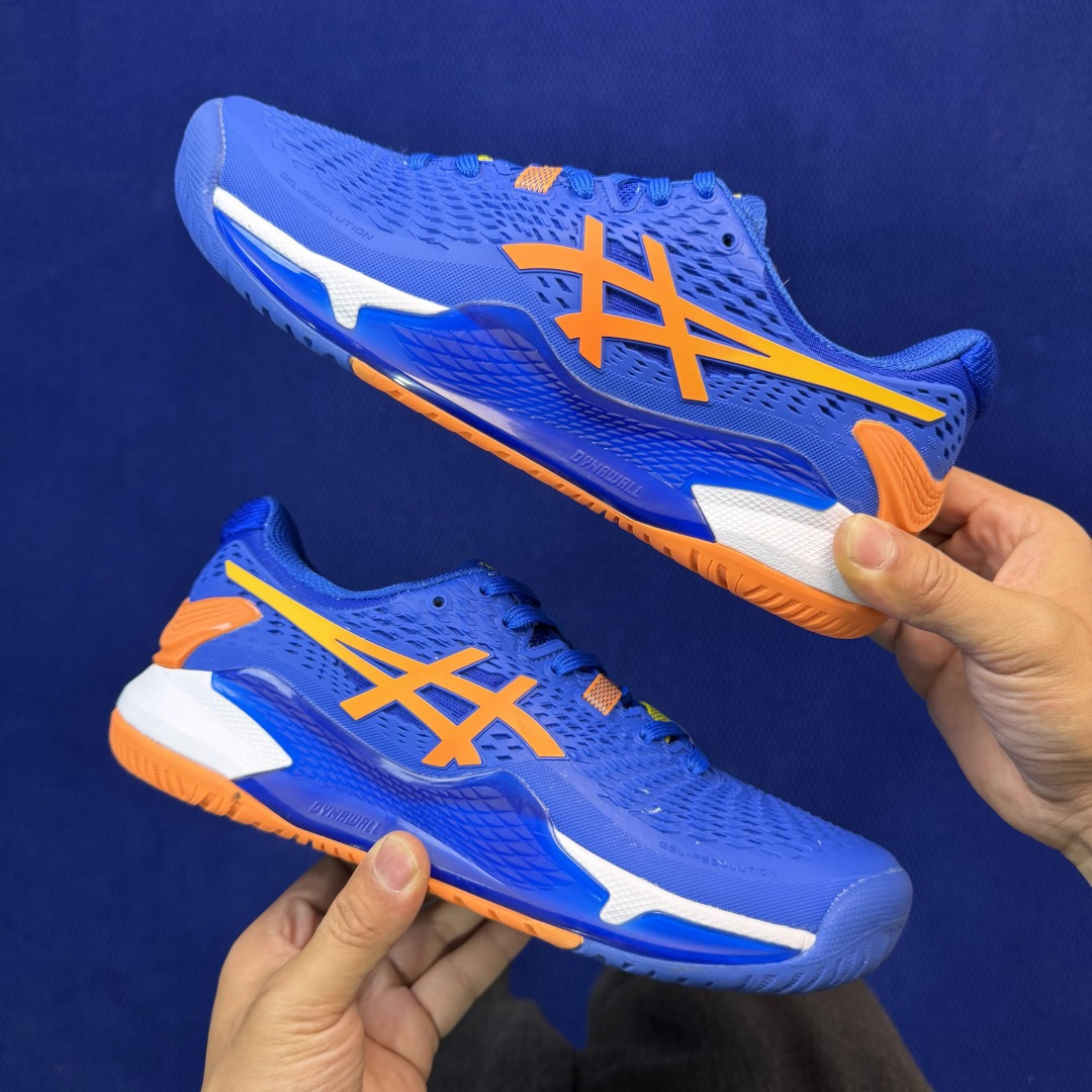 亚瑟士ASICS 9代网球鞋，共22色‼️GEL-RESOLUTION 9 第22色:宝蓝橙外贸爆款，现