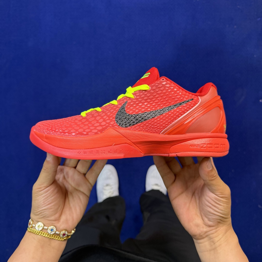 科比6代 Nike Zoom Kobe 6 Protro "Reverse" 反转青蜂侠红色大厂纯原篮球