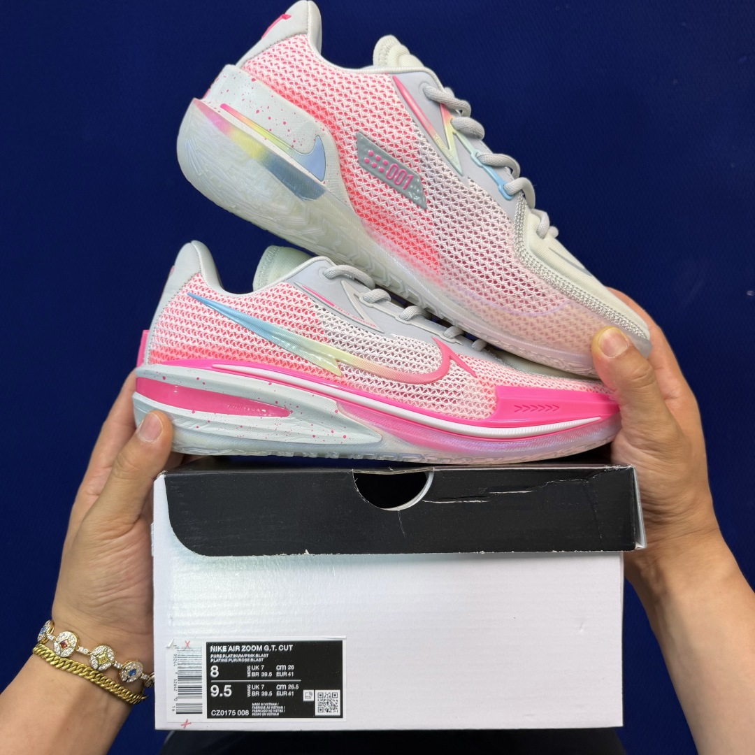 Nike Air Zoom G.T. Cut 1 灰粉色大厂纯原篮球鞋，支持实战！货号CZ0175-00