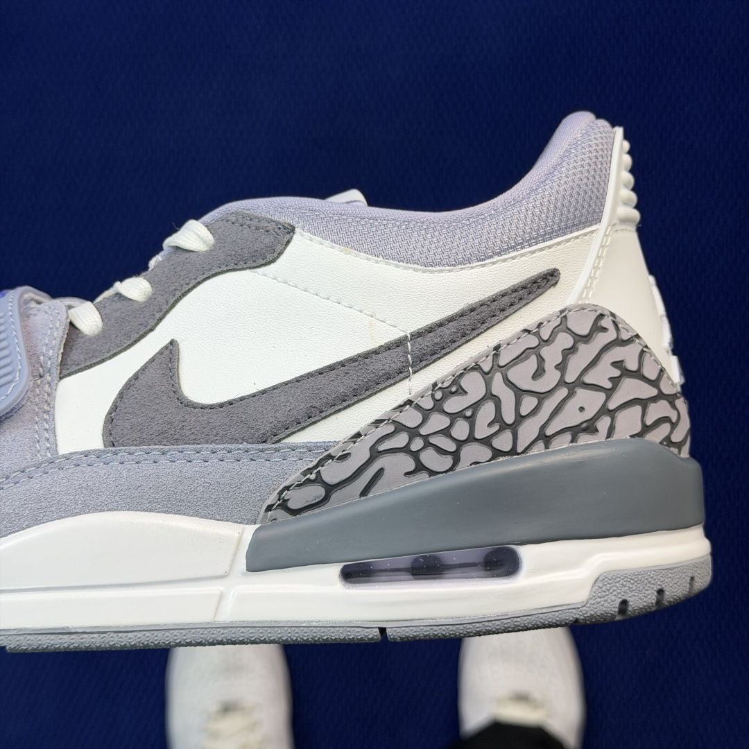 aj312系列 第101色！低帮 浅白紫货号:CD7069-108 尺码:36-46带半码