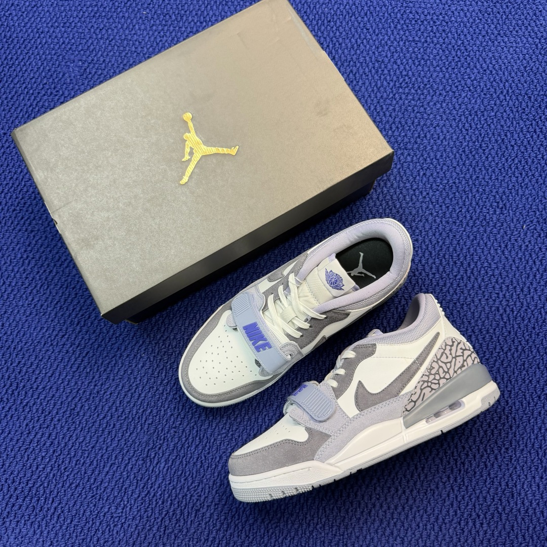 aj312系列 第101色！低帮 浅白紫货号:CD7069-108 尺码:36-46带半码