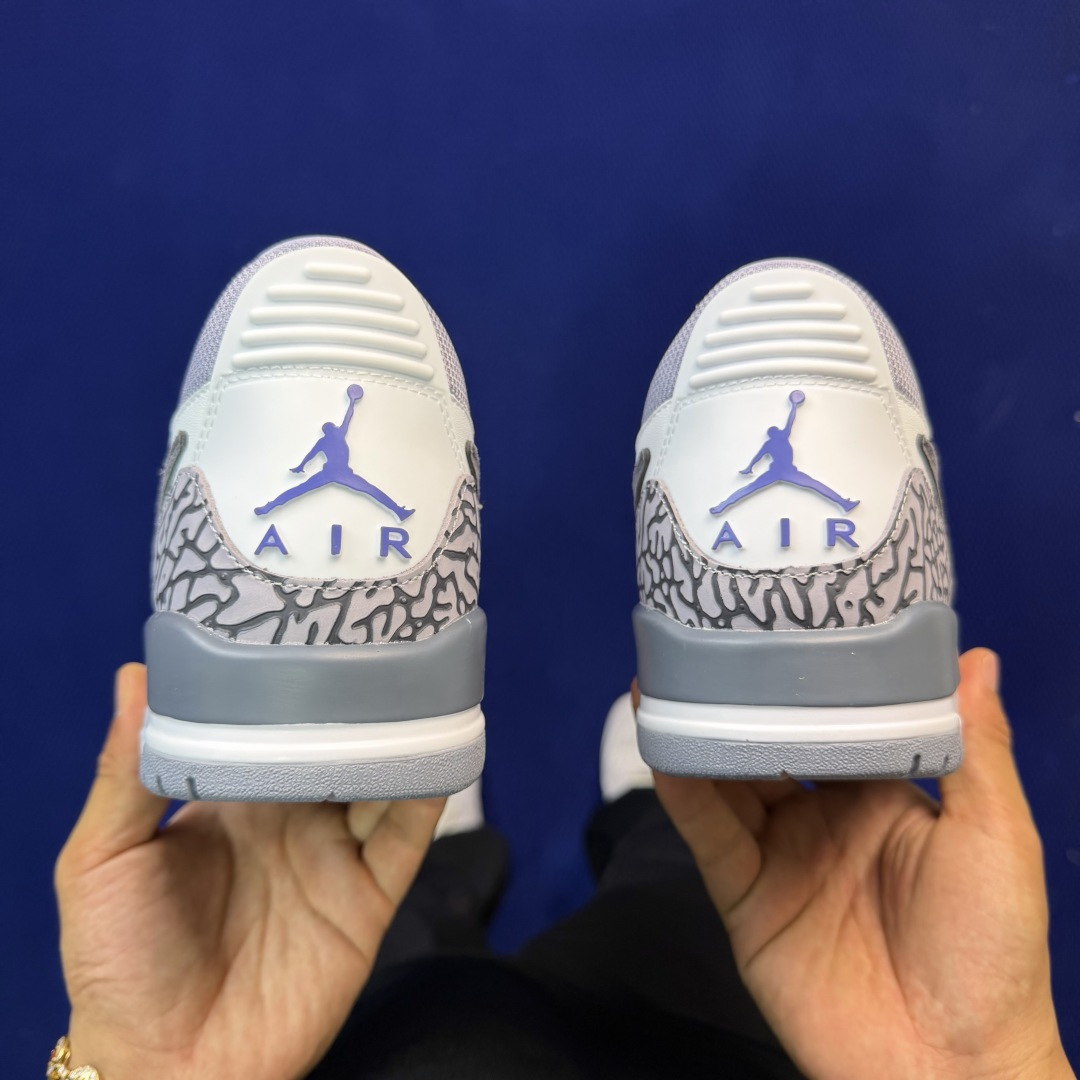 aj312系列 第101色！低帮 浅白紫货号:CD7069-108 尺码:36-46带半码