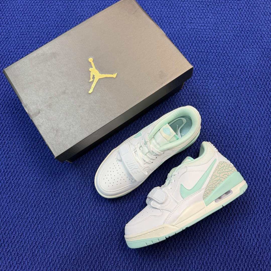 aj312系列 第103色！低帮 薄荷绿货号:HJ9041-100 尺码:36-46带半码